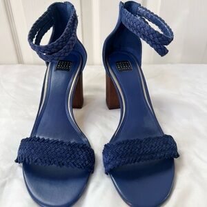 White House Black Market Dark Blue Heels